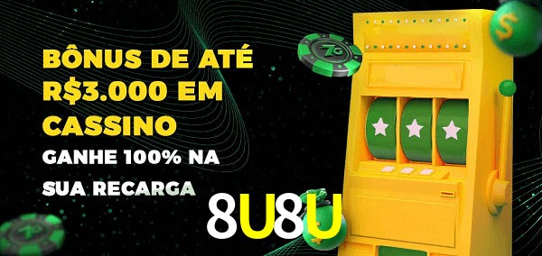 8U8U melhor bônus de depósito